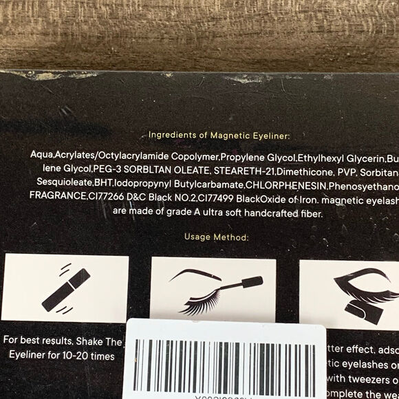 [5 Pairs] Magnetic 5 D Eyelashes and Eyeliner Kit, Reusable - Picture 10 of 12